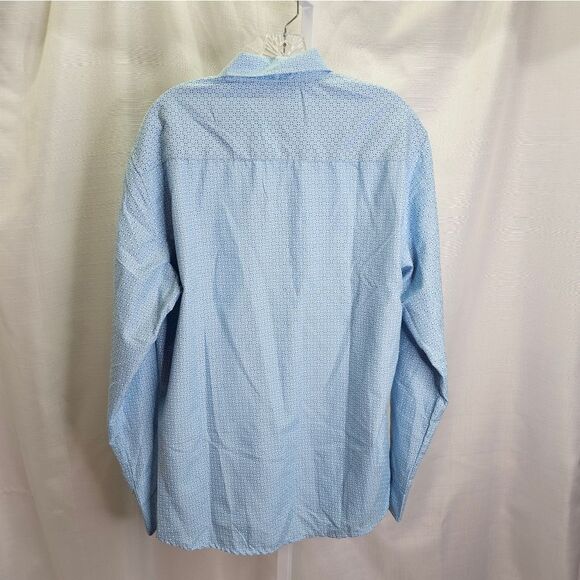 Michael Brandon Blue Button Down Shirt Size XL - Picture 9 of 9
